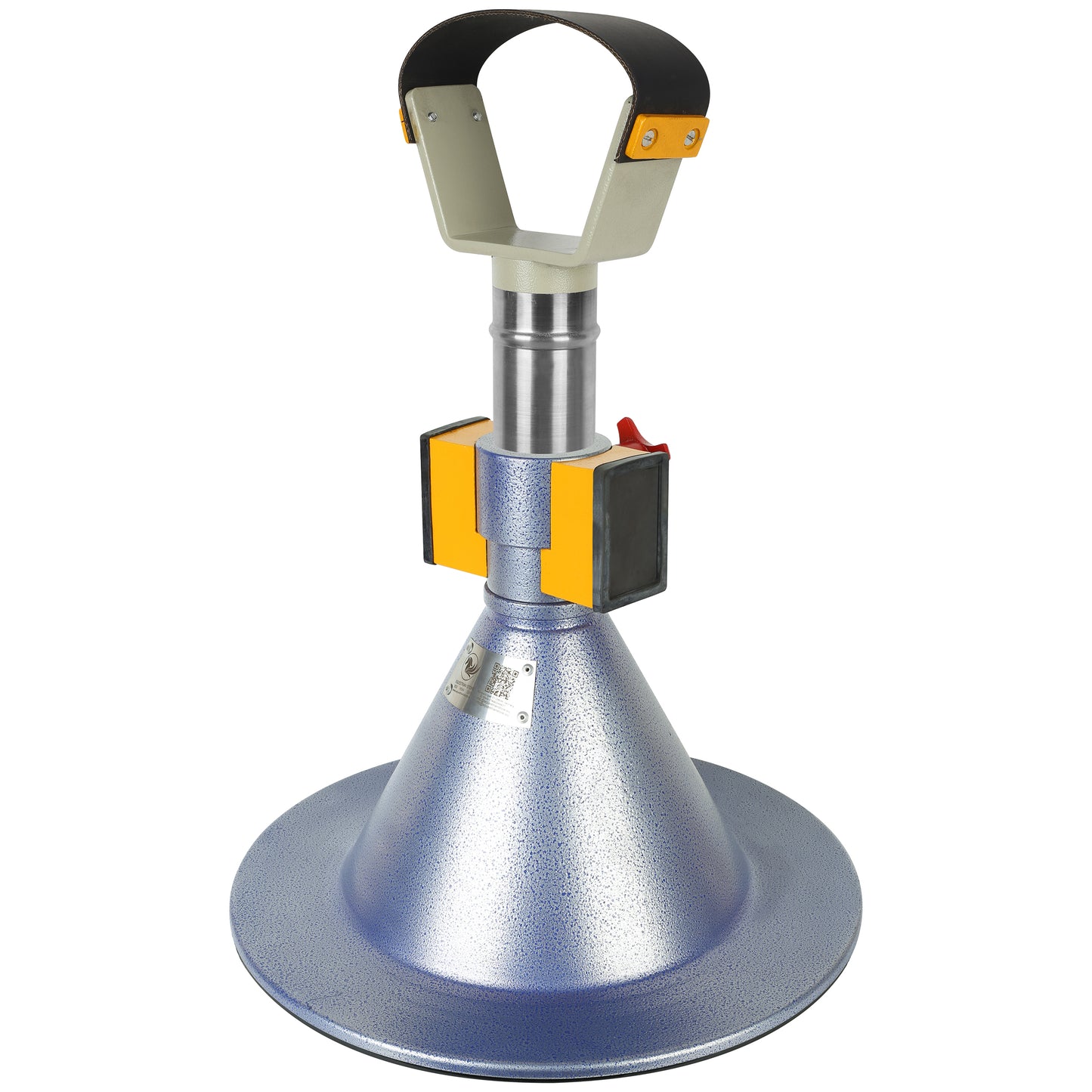 Farrier Hoof Stand.German Technology for Farriers Shoeing Stand, Trimming Hoof Stand for All Horse Sizes Strong 90 lb Magnet, Non-Slip Rubber Base (Blue)