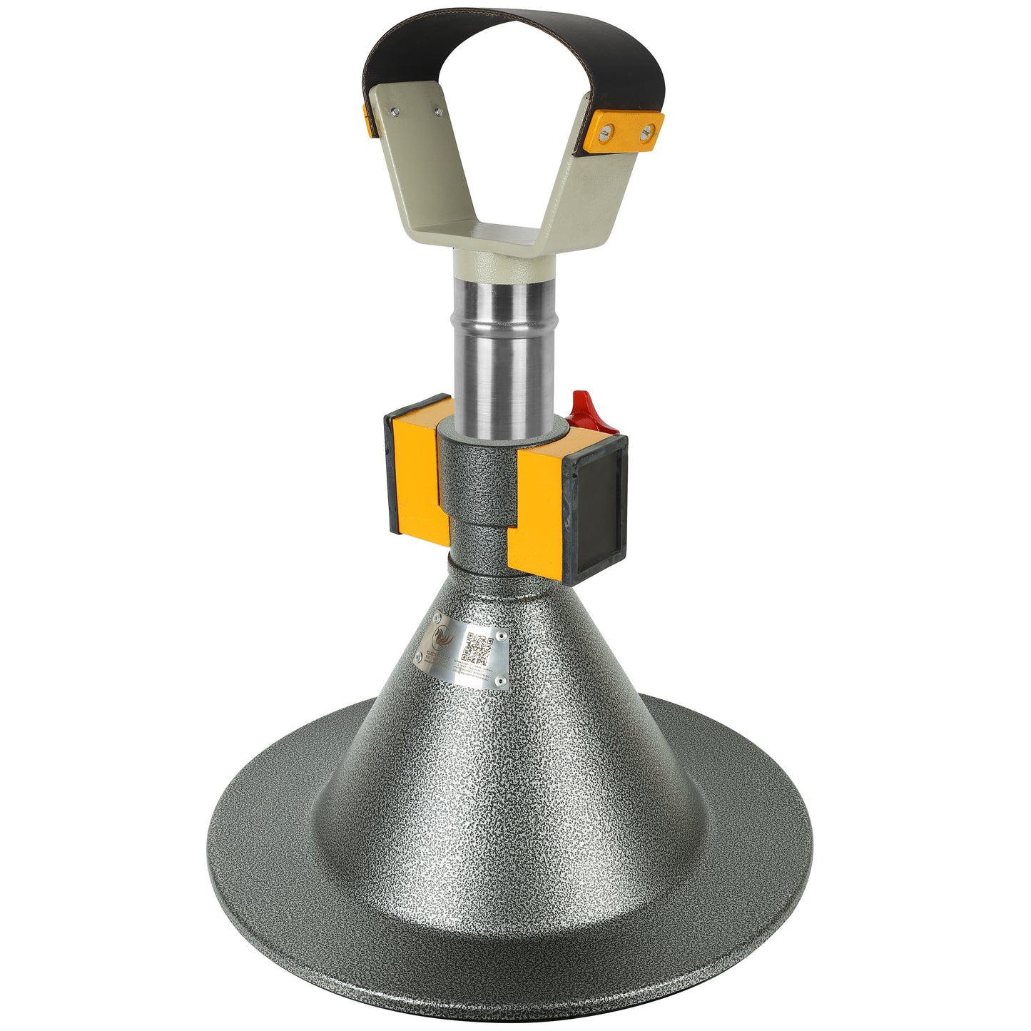 Farrier Hoof Stand.German Technology for Farriers Shoeing Stand, Trimming Hoof Stand for All Horse Sizes Strong 90 lb Magnet, Non-Slip Rubber Base (Black)