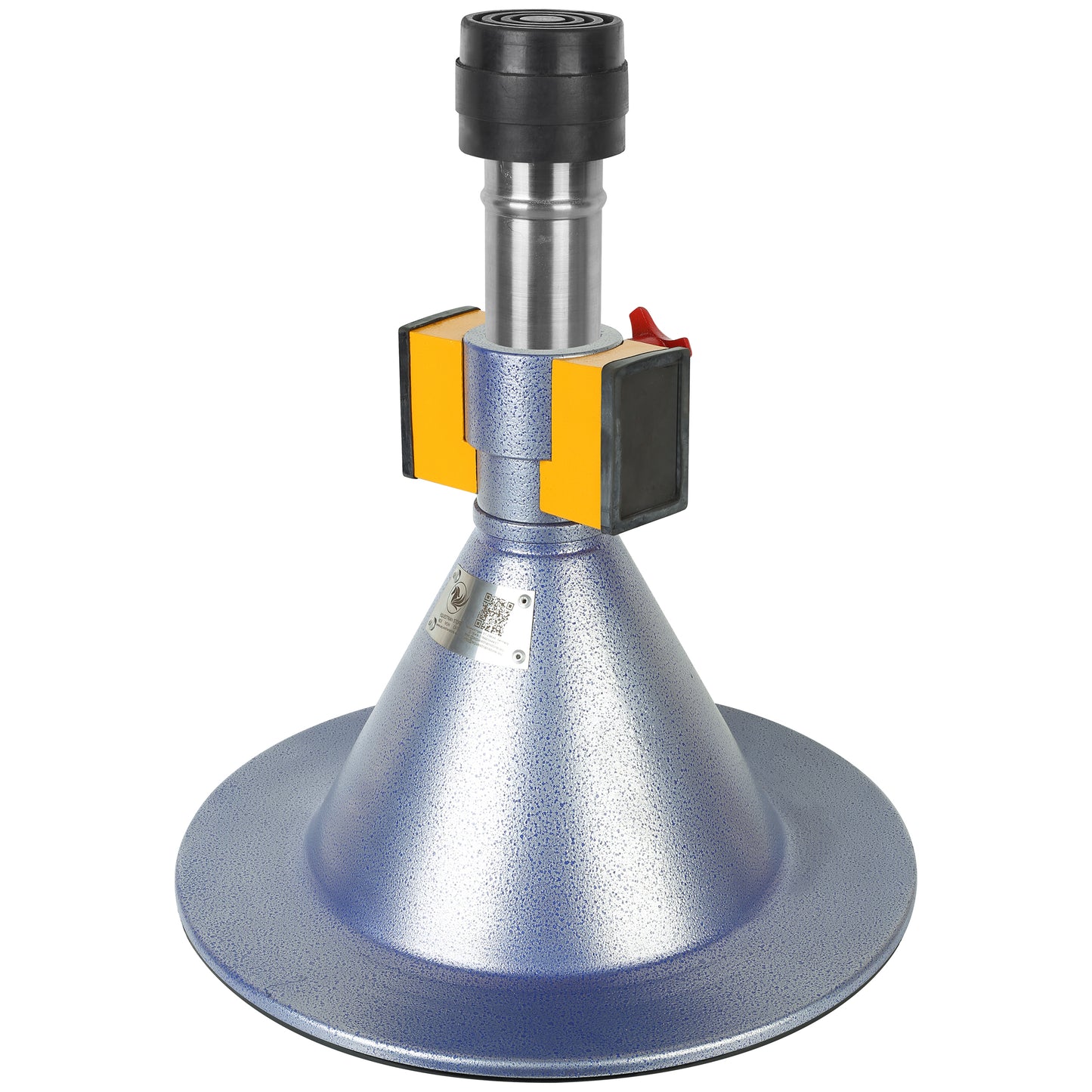 Farrier Hoof Stand.German Technology for Farriers Shoeing Stand, Trimming Hoof Stand for All Horse Sizes Strong 90 lb Magnet, Non-Slip Rubber Base (Blue)