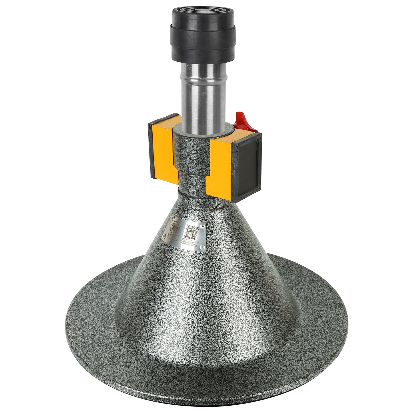 Farrier Hoof Stand.German Technology for Farriers Shoeing Stand, Trimming Hoof Stand for All Horse Sizes Strong 90 lb Magnet, Non-Slip Rubber Base (Black)