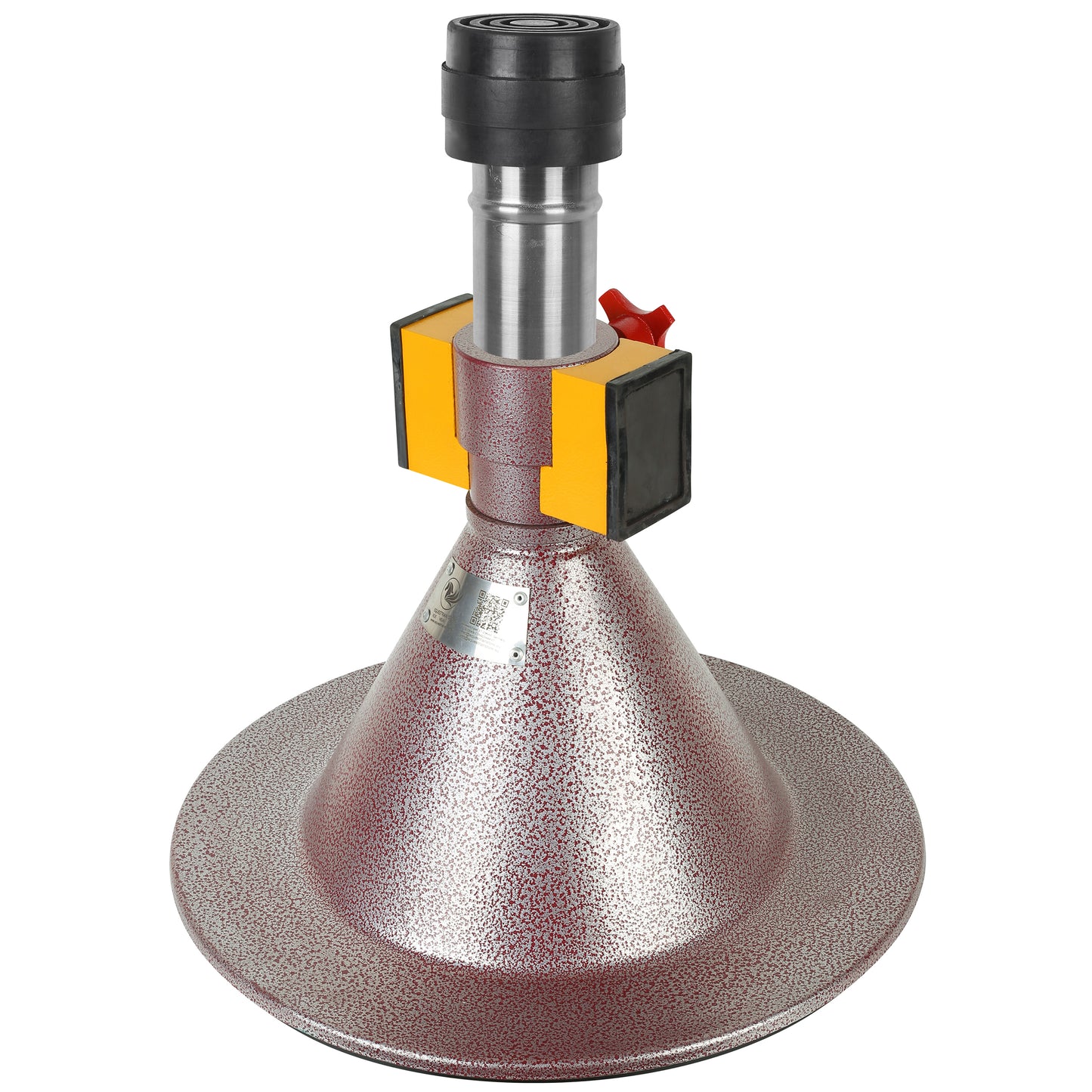 Farrier Hoof Stand.German Technology for Farriers Shoeing Stand, Trimming Hoof Stand for All Horse Sizes Strong 90 lb Magnet, Non-Slip Rubber Base (Red)