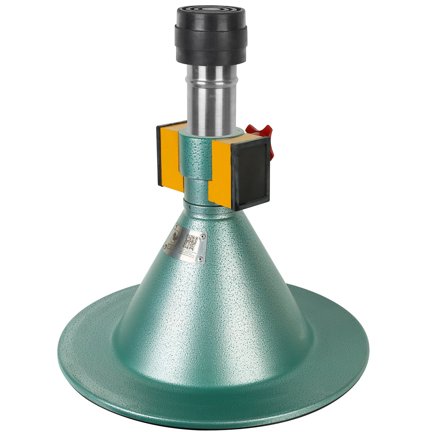 Farrier Hoof Stand.German Technology for Farriers Shoeing Stand, Trimming Hoof Stand for All Horse Sizes Strong 90 lb Magnet, Non-Slip Rubber Base (Green)