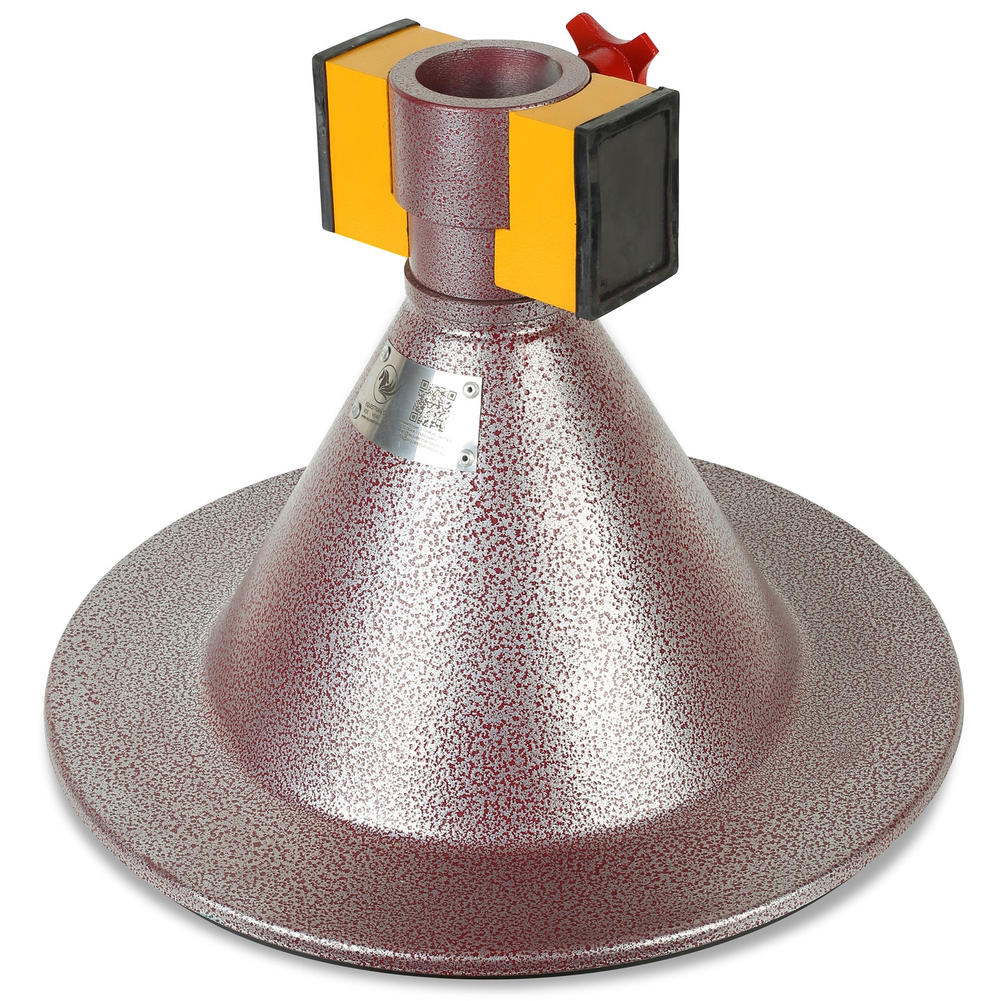 Farrier Hoof Stand.German Technology for Farriers Shoeing Stand, Trimming Hoof Stand for All Horse Sizes Strong 90 lb Magnet, Non-Slip Rubber Base (Red)