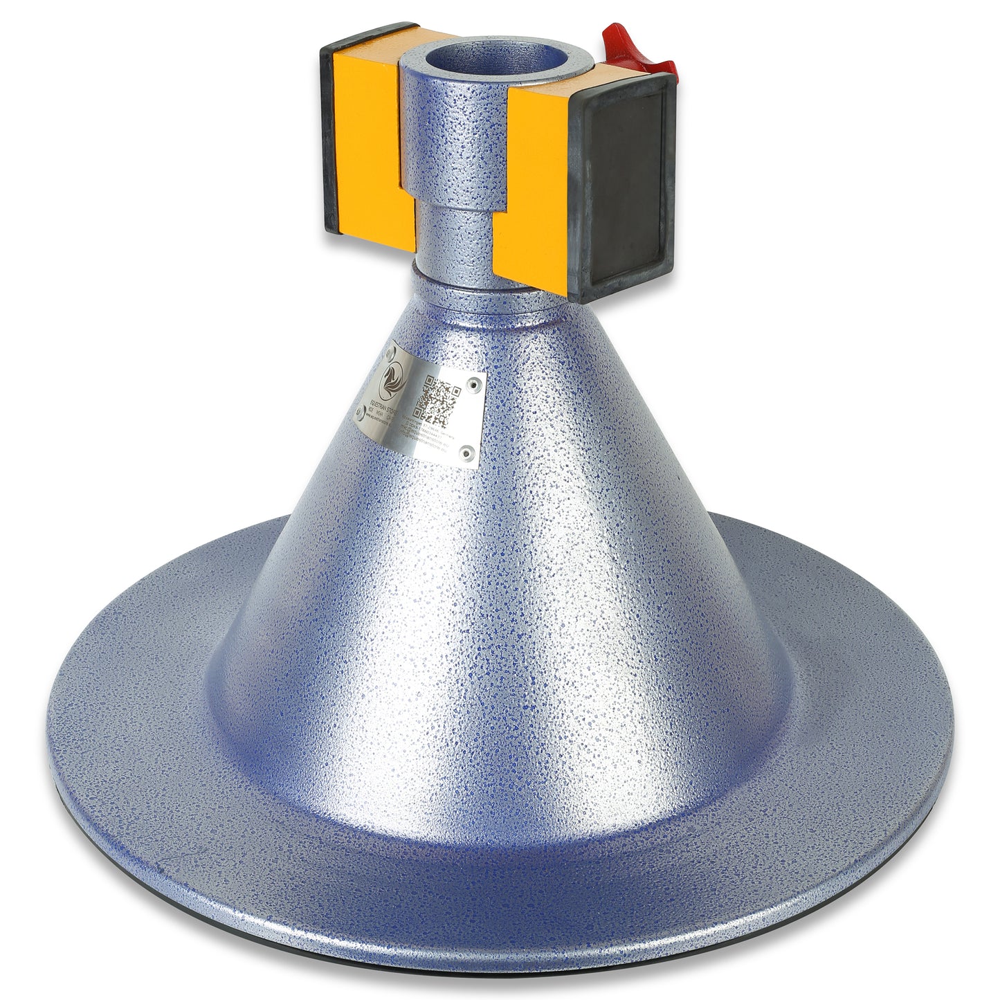 Farrier Hoof Stand.German Technology for Farriers Shoeing Stand, Trimming Hoof Stand for All Horse Sizes Strong 90 lb Magnet, Non-Slip Rubber Base (Blue)