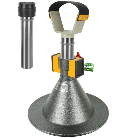 Farrier Hoof Stand.German Technology for Farriers Shoeing Stand, Trimming Hoof Stand for All Horse Sizes Strong 90 lb Magnet, Non-Slip Rubber Base (Black)