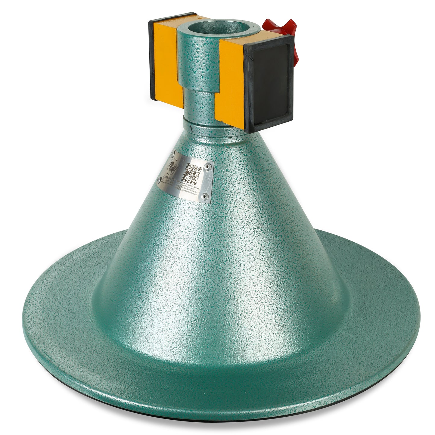 Farrier Hoof Stand.German Technology for Farriers Shoeing Stand, Trimming Hoof Stand for All Horse Sizes Strong 90 lb Magnet, Non-Slip Rubber Base (Green)