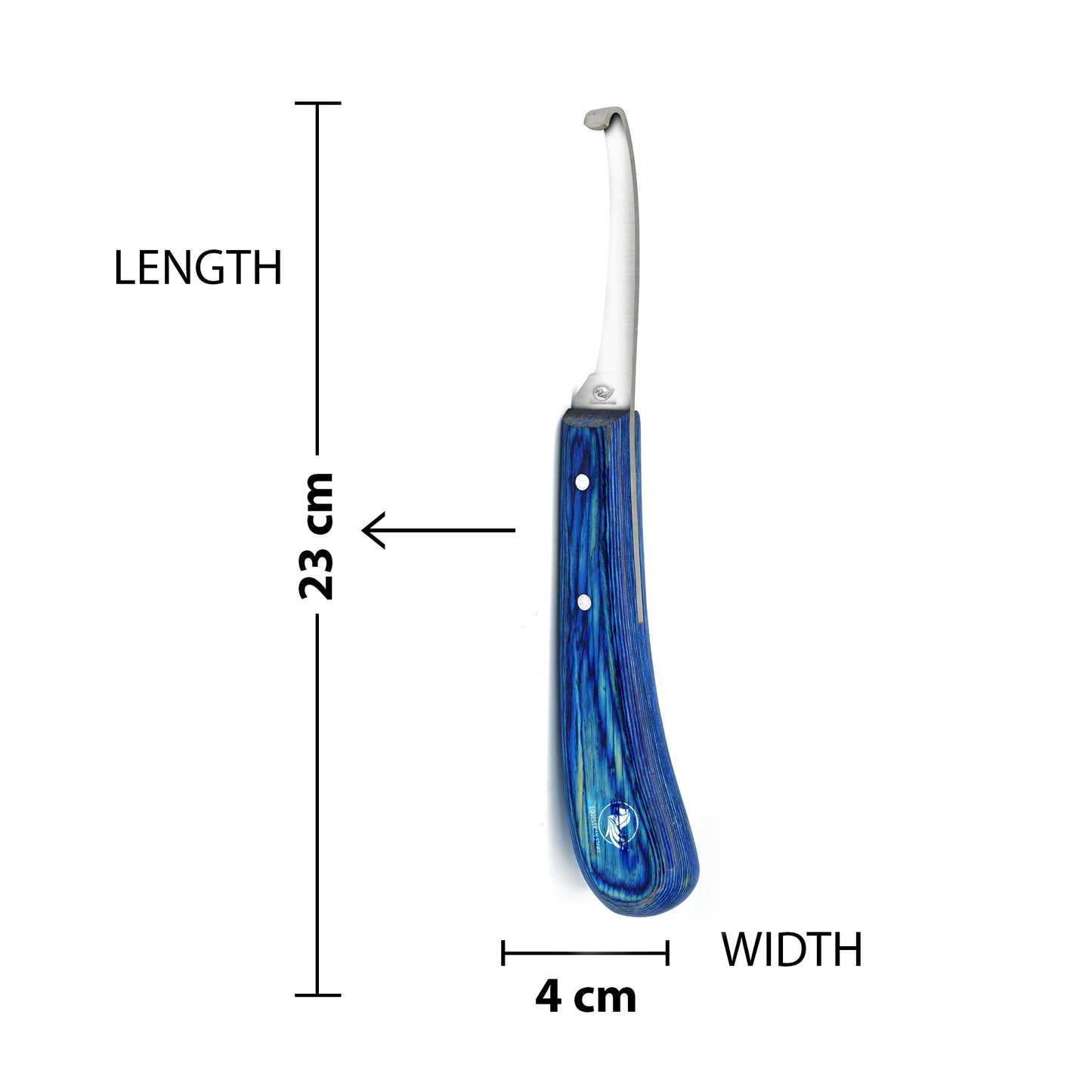 Professional Hoof Knife – Stainless Steel Farrier Tool for Horse Hoof Trimming-Right-Handed