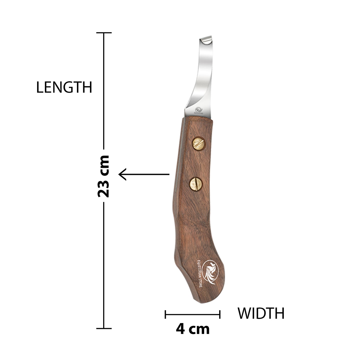 Professional Hoof Knife – Stainless Steel Farrier Tool for Horse Hoof Trimming-Right-Handed