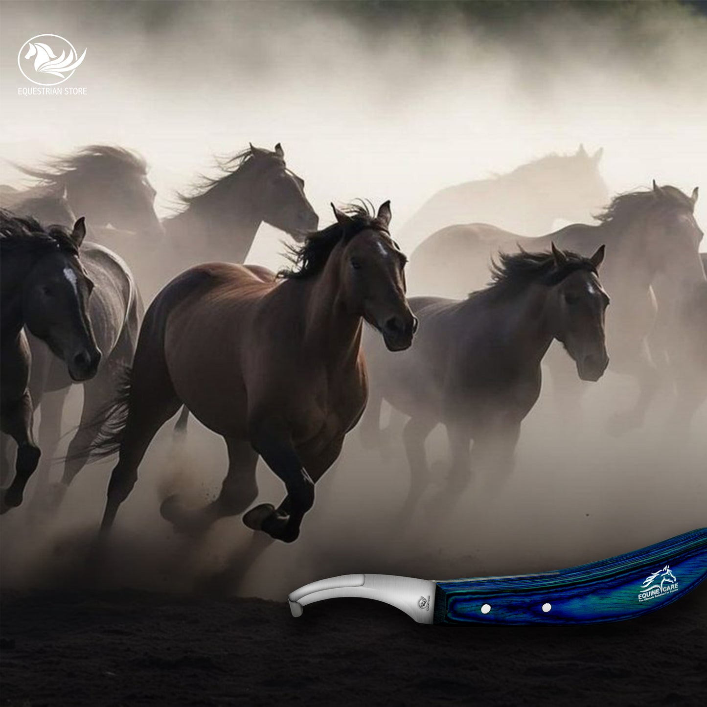 Double-Edge Hoof Knife Right-Handed – Professional Farrier Tool for Horses