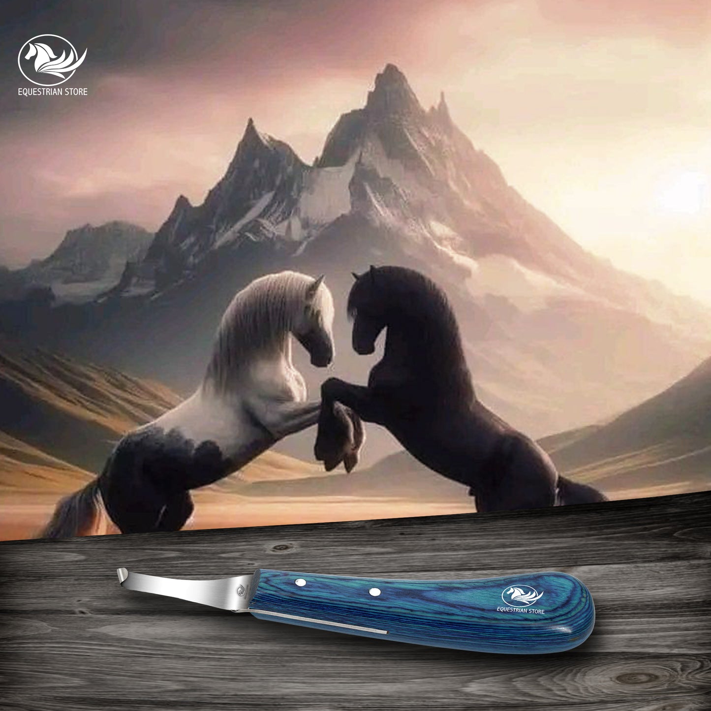 Professional Hoof Knife – Stainless Steel Farrier Tool for Horse Hoof Trimming-Right-Handed