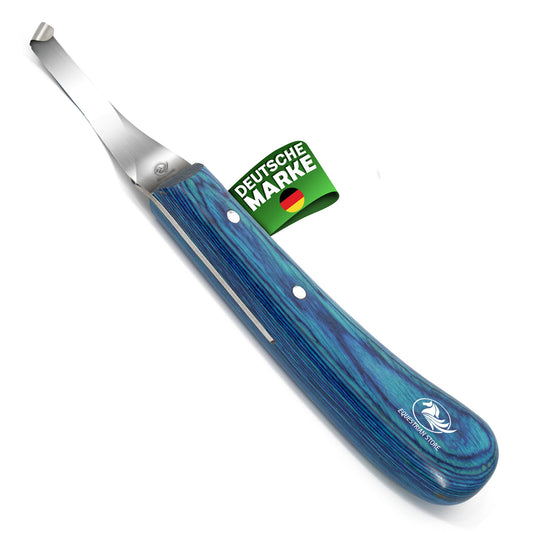 Professional Hoof Knife – Stainless Steel Farrier Tool for Horse Hoof Trimming-Right-Handed
